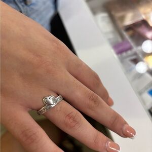 James Avery Silver love you more ring